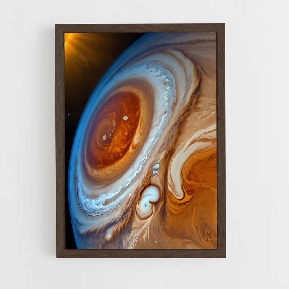 Poster Tourbillon d'Orange – affiche Système solaire (vue 5)